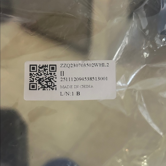 Amazon Elegant White V-Neck Jumpsuit with waterfall sheer quarter blouse over - Picture 10 of 10